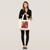 Runner 2011 grote tote bag (Voorkant (model))