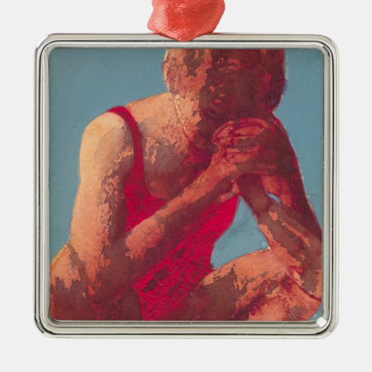 Runner 2011 metalen ornament (Voorkant)
