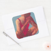 Runner 2011 vierkante sticker (Envelop)