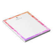 Runner. Aangepast Notitieblok (Schuin)