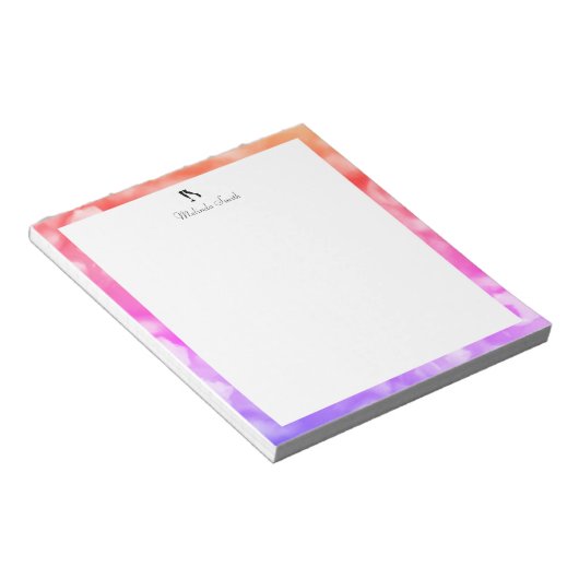 Runner. Aangepast Notitieblok (Schuin)