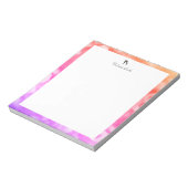 Runner. Aangepast Notitieblok (Linkerzijde)