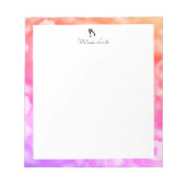 Runner. Aangepast Notitieblok (Voorkant)