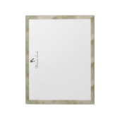 Runner. Aangepast Notitieblok (Linkerzijde)