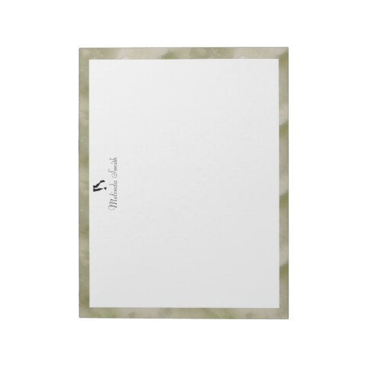 Runner. Aangepast Notitieblok (Linkerzijde)