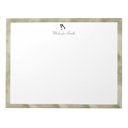 Runner. Aangepast Notitieblok (Voorkant)