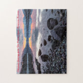 Runner Apgar Mountains Montana kerstgroet Legpuzzel (Verticaal)