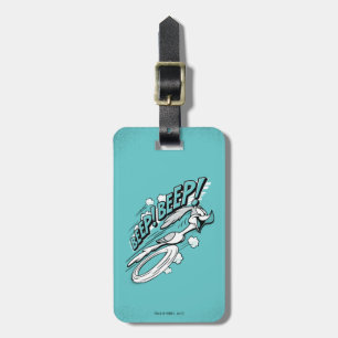 RUNNER™ BEEP BEEP!™ Halftone Bagagelabel