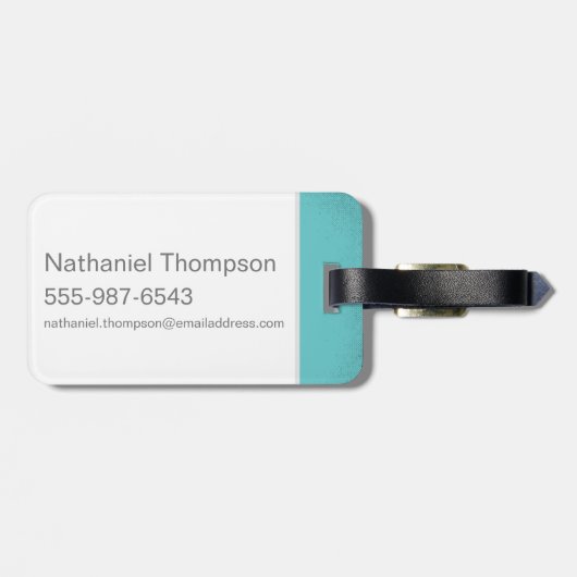 RUNNER™ BEEP BEEP!™ Halftone Bagagelabel (Achterkant horizontaal)