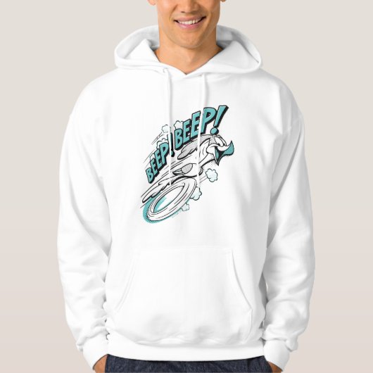 RUNNER™ BEEP BEEP!™ Halftone Hoodie (Voorkant)