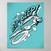 RUNNER™ BEEP BEEP!™ Halftone Poster (Voorkant)