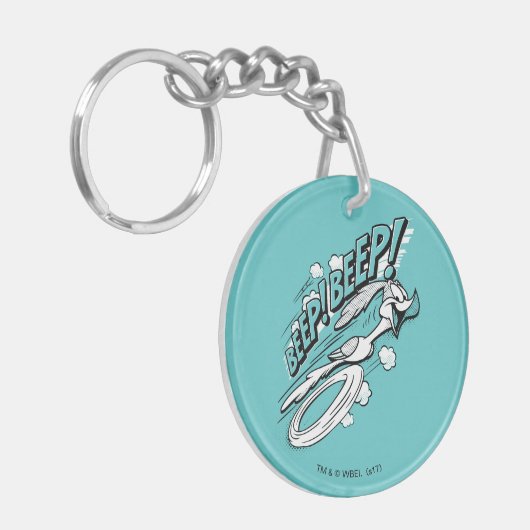 RUNNER™ BEEP BEEP!™ Halftone Sleutelhanger (Voorkant Links)