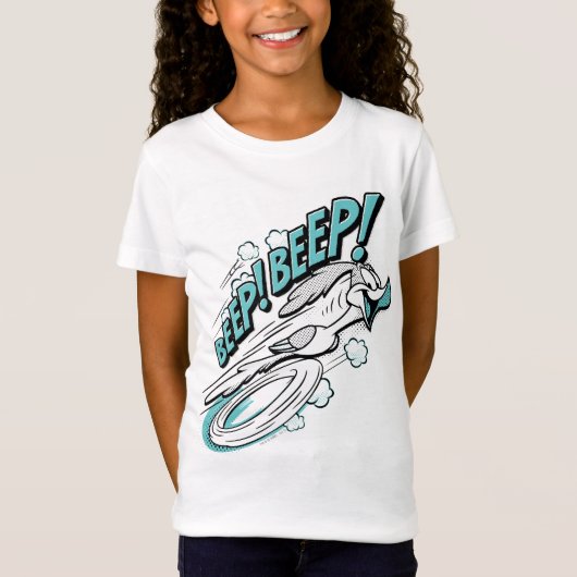 RUNNER™ BEEP BEEP!™ Halftone T-shirt (Voorkant)