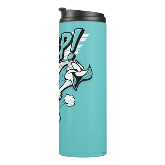 RUNNER™ BEEP BEEP!™ Halftone Thermosbeker (Geroteerd rechts)