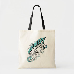 RUNNER™ BEEP BEEP!™ Halftone Tote Bag