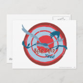 RUNNER™ BEEP BEEP!™ Yikes! Briefkaart (Voorkant / Achterkant)