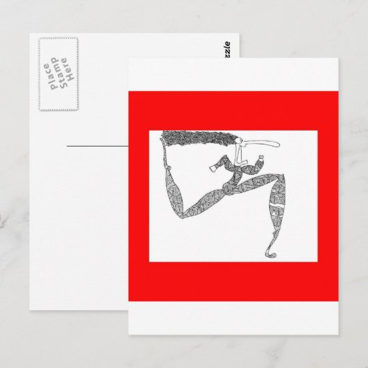 runner briefkaart (Voorkant / Achterkant)