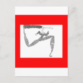 runner briefkaart (Voorkant)