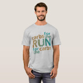 Runner Carbs voor de RUN * RUN voor de Carbs T-shirt (Voorkant volledig)