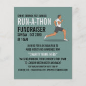 Runner, Charity run-Walk-a-Thon Event Adverteren Flyer (Voorkant)