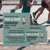 Runner, Charity run-Walk-a-Thon Event Visitekaartje