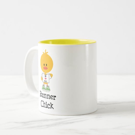 Runner Chick Half Marathon Mok (Voorkant links)