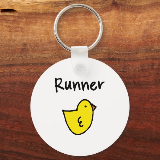 Runner Chick Sleutelhanger (Voorkant)