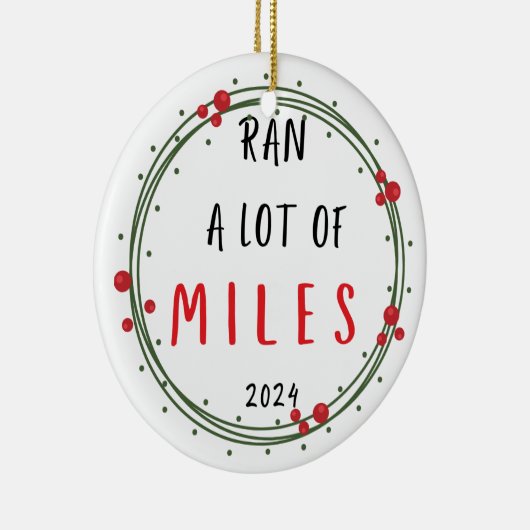 Runner Christmas Ornament Grappig Vakantie Gift (Rechts)