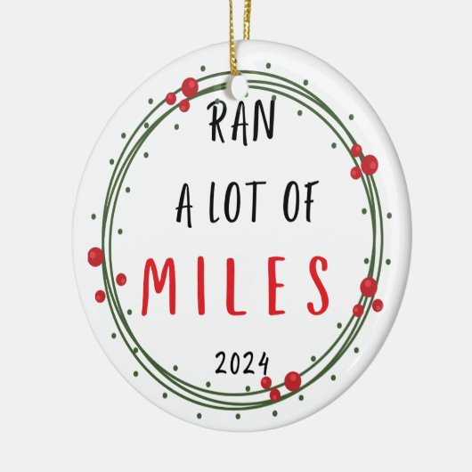 Runner Christmas Ornament Grappig Vakantie Gift (Links)