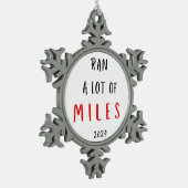 Runner Christmas Ornament Holiday Gift voor hardlo (Links)