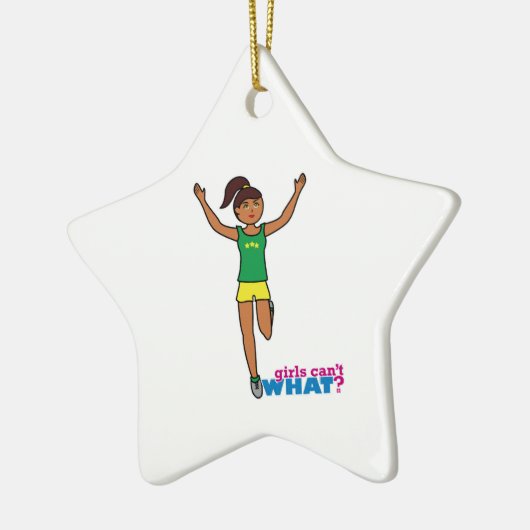 Runner - Donker - Geen afwerking Keramisch Ornament (Links)