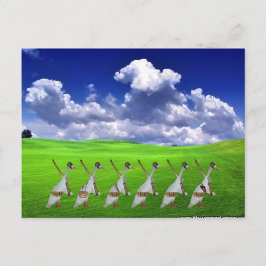 Runner duck briefkaart (Voorkant)