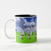 Runner duck tweekleurige koffiemok (Links)