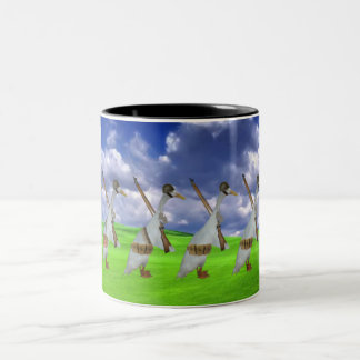 Runner duck tweekleurige koffiemok