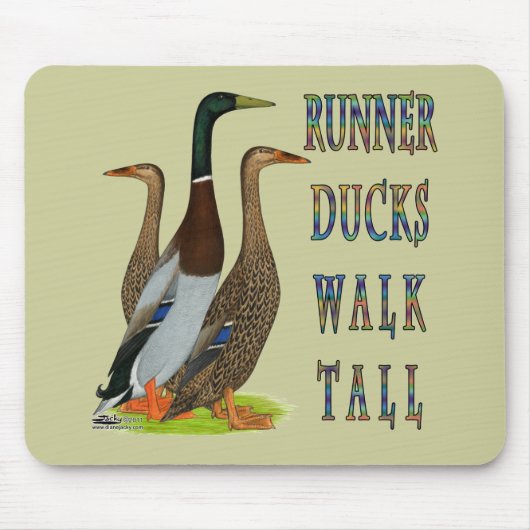 Runner Ducks Walk Tall Muismat (Voorkant)