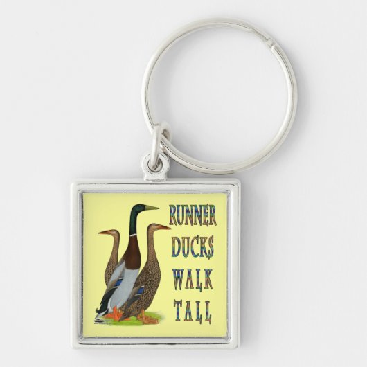 Runner Ducks Walk Tall Sleutelhanger (Voorkant)