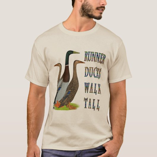 Runner Ducks Walk Tall T-shirt (Voorkant)
