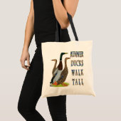 Runner Ducks Walk Tall Tote Bag (Voorkant (product))