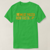 Runner Eat Pasta run Fasta Jogger Funny Gift Idee T-shirt (Design voorkant)