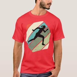 Runner endurance athlete jogging t-shirt