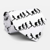 runner evolutiepictogram stropdas (Opgerold)