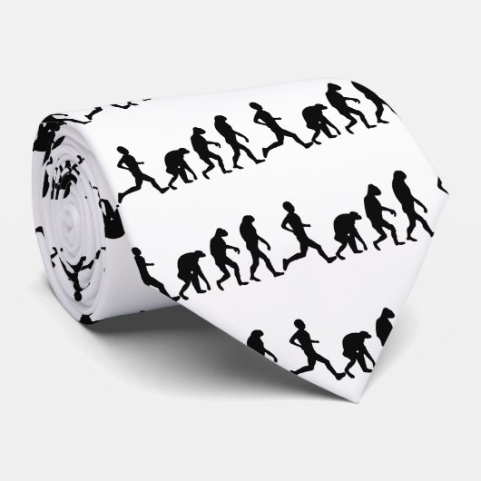 runner evolutiepictogram stropdas (Opgerold)