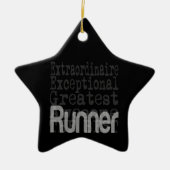 Runner Extraordinaire Keramisch Ornament (Voorkant)