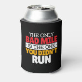 Runner - Funny Bad Mile Runote Quote Blikjeskoeler (Blikje Achterkant)