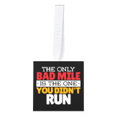 Runner - Funny Bad Mile Runote Quote Decoratie (Voorkant)