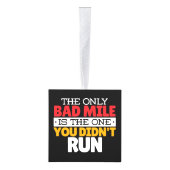Runner - Funny Bad Mile Runote Quote Decoratie (Rechts)