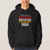 Runner - Funny Bad Mile Runote Quote Hoodie (Voorkant)