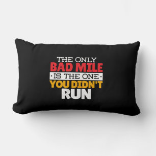 Runner - Funny Bad Mile Runote Quote Kussen