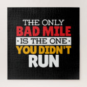 Runner - Funny Bad Mile Runote Quote Legpuzzel (Verticaal)