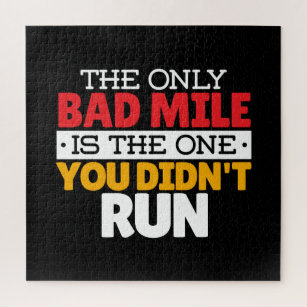 Runner - Funny Bad Mile Runote Quote Legpuzzel